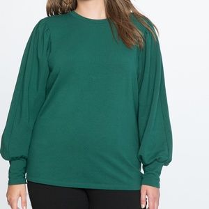 Eloquii Favorite Puff Sleeve Top NWT 28